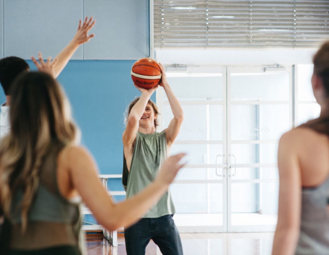 A game on the court